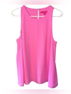 Lilly Pulitzer brand vibrant pink tank top size M